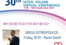 30th INTERNATIONAL IATEFL POLAND Virtual Conference Silver Partner MM Publications – ELT Poland: Gregg Sotiropoulos